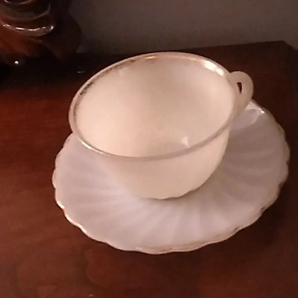 Fire King Cup and Saucer